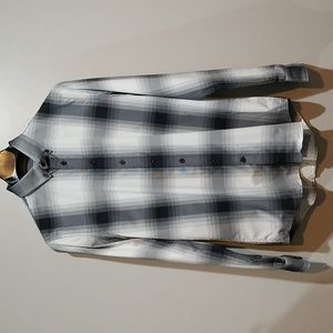 EUC Express Performance Fitted Dress Shirt sz Small 14-14.5